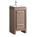 Gray Oak Bathroom Cabinet with Sink H97868