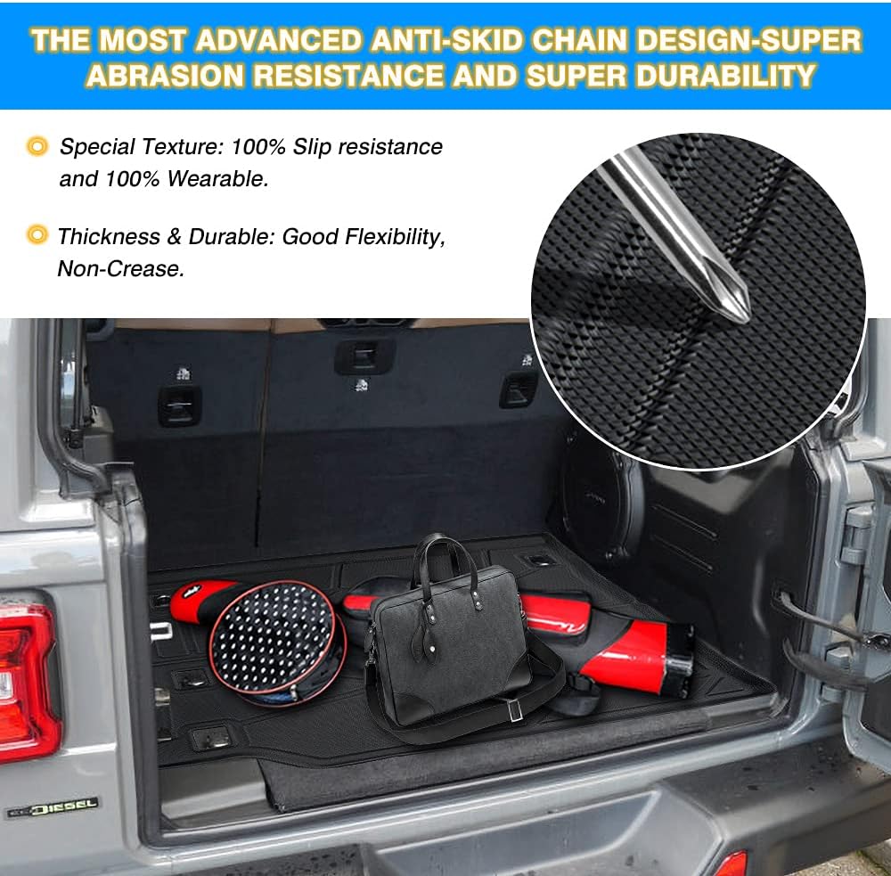 Custom Fit Cargo Liner 3D Trunk Floor Mat Anti-Slip I103718