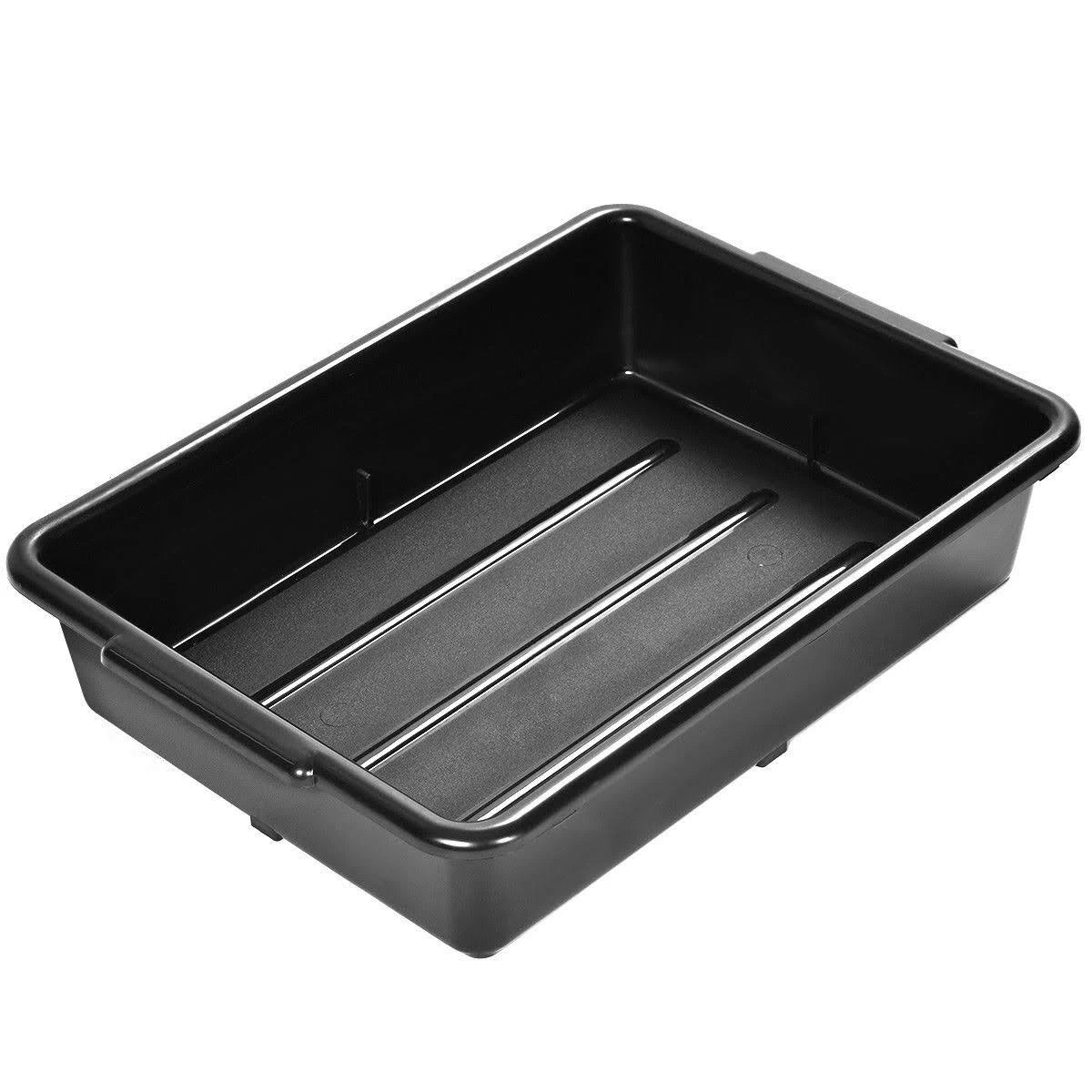 Black Salon Trolley Cart with 4 Storage Trays A385