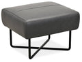 Black Metal Base Ottoman D71424