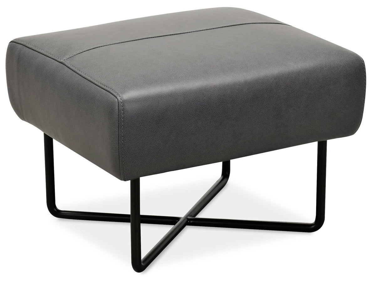 Black Metal Base Ottoman D71424