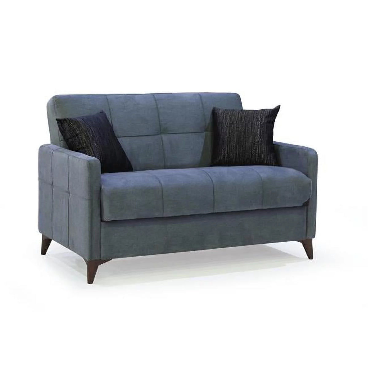 Grey Convertible Loveseat Sleeper N8772