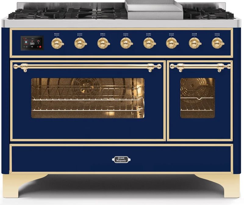 Blue Dual Fuel Propane Gas Range O441