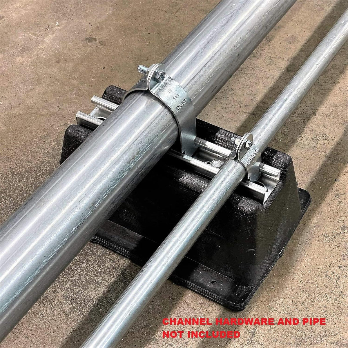 8 Pack Rooftop Pipe Support, 11.75 x 8 inches, 1000 lbs Capacity, UV Resistant H265