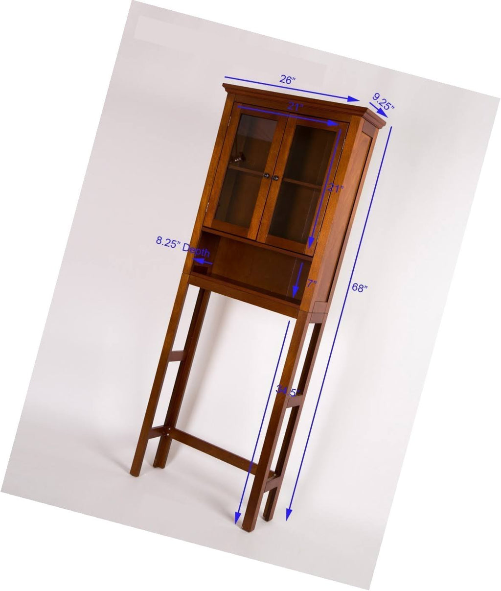 Wooden Bathroom Storage Cabinet Spacesaver Y54907