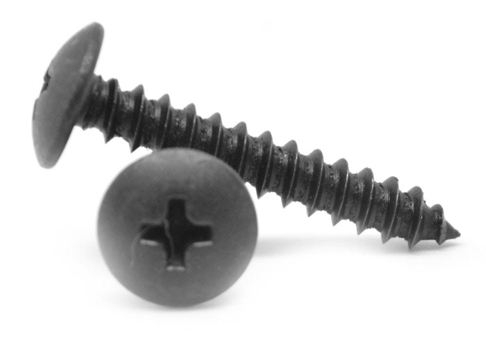 Black Oxide Phillips Truss Head Sheet Metal Screw D527845