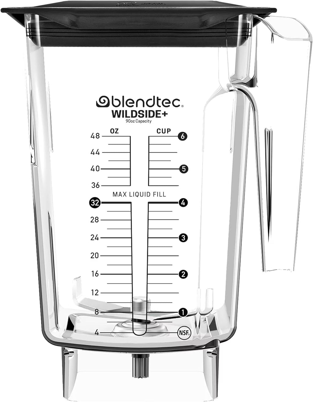 90 Oz Five-Sided Replacement Blender Jar Q396