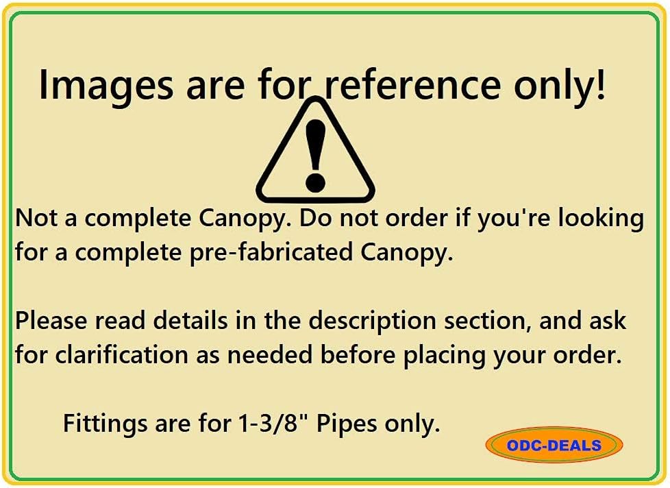 High Peak Canopy Fittings Kit 6-Leg-9pc Z5696