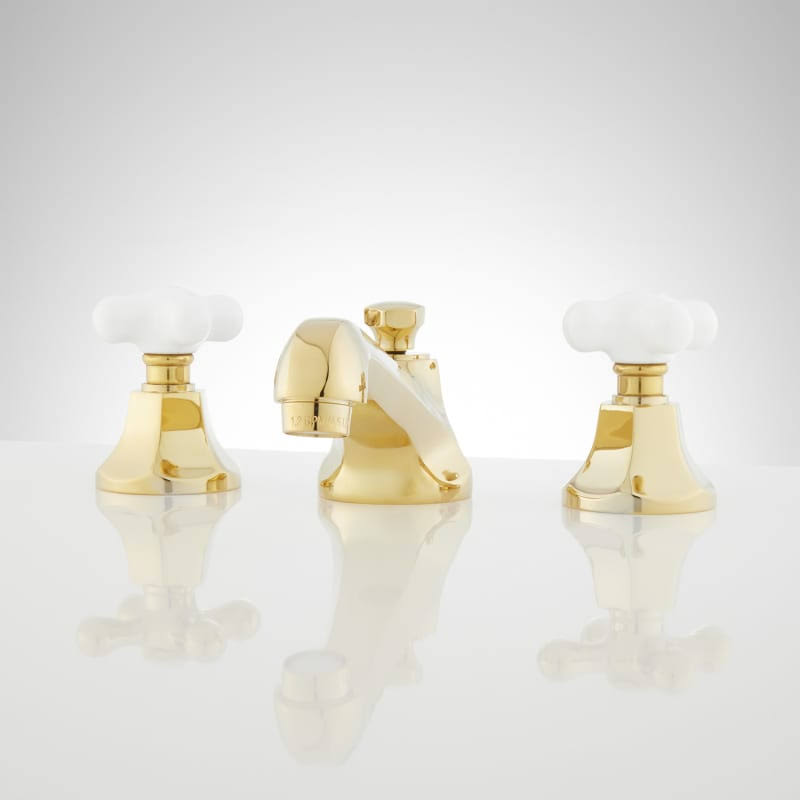 Widespread Bathroom Faucet with Pop-Up Drain Assembly M57047