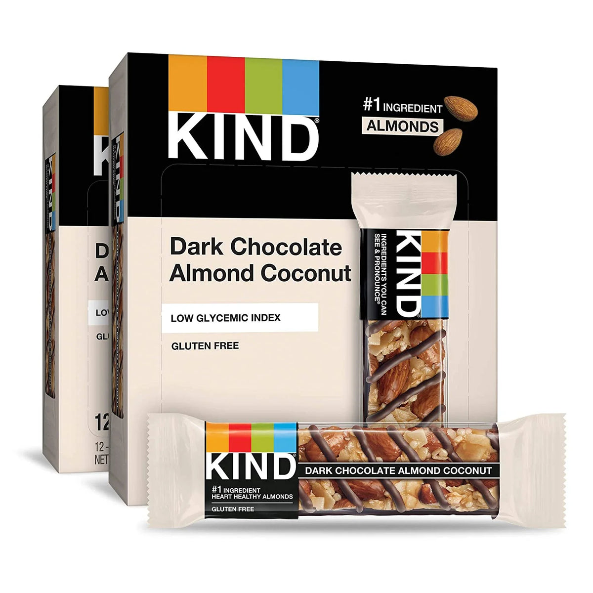 Dark Chocolate Almond & Coconut Gluten Free Snacks 24 Count Z18530