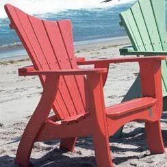 Aqua Distressed Wood Adirondack Chair H56514