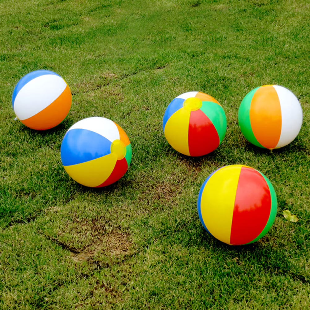 Inflatable PVC Beach Ball for Pool Games J775