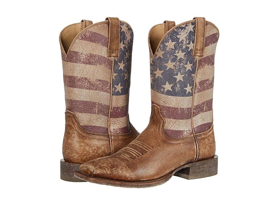 Distressed Brown Men&s Boots Z71883