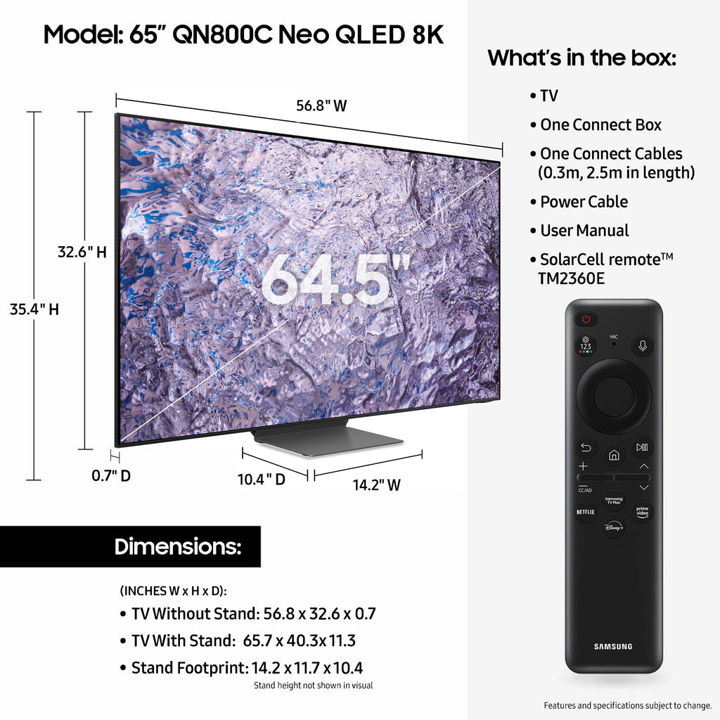 65 Class 8K Smart TV X51926