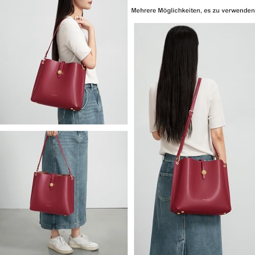 Genuine Leather Tote Bag B494