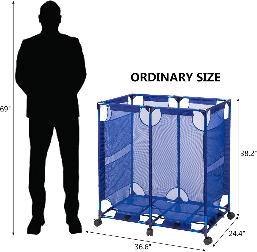 Rolling Mesh Pool Storage Organizer Bin, Pack of 2 K8904