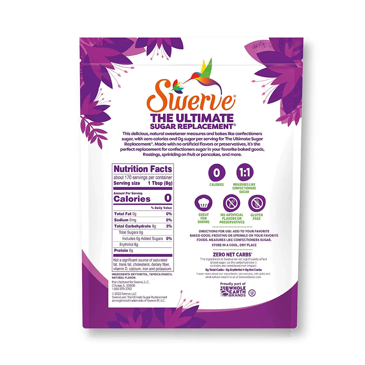 Sugar Replacement Sweetener, 48oz F4679