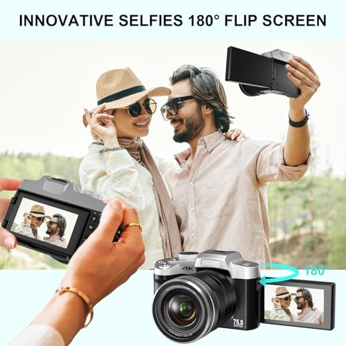 6K 64MP Compact Digital Camera with Microphone Z37894