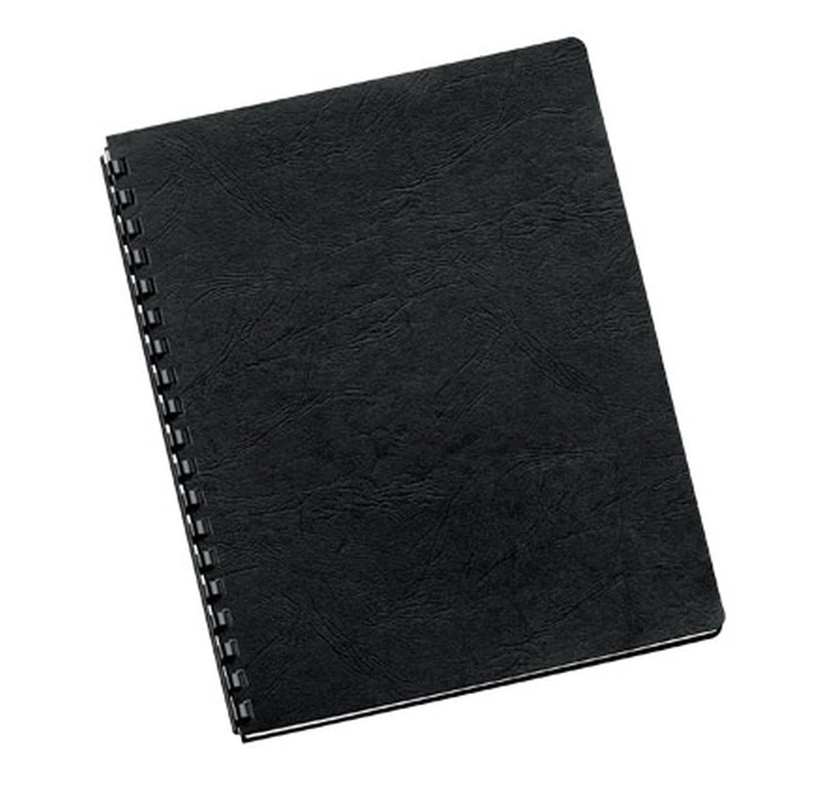 Black Grain Oversize Binding Covers 200 Pack Q148