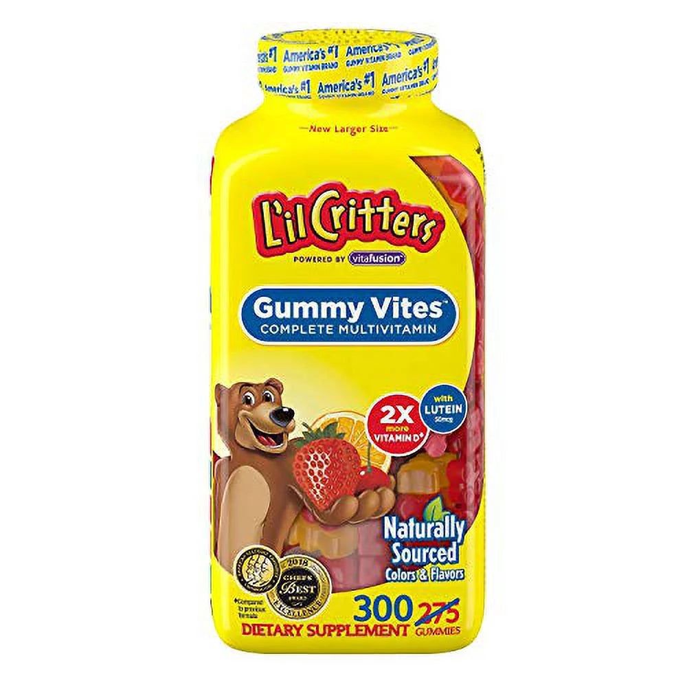 275 Count Children's Chewable Gummy Bear Multivitamin Dietary Supplement E262840