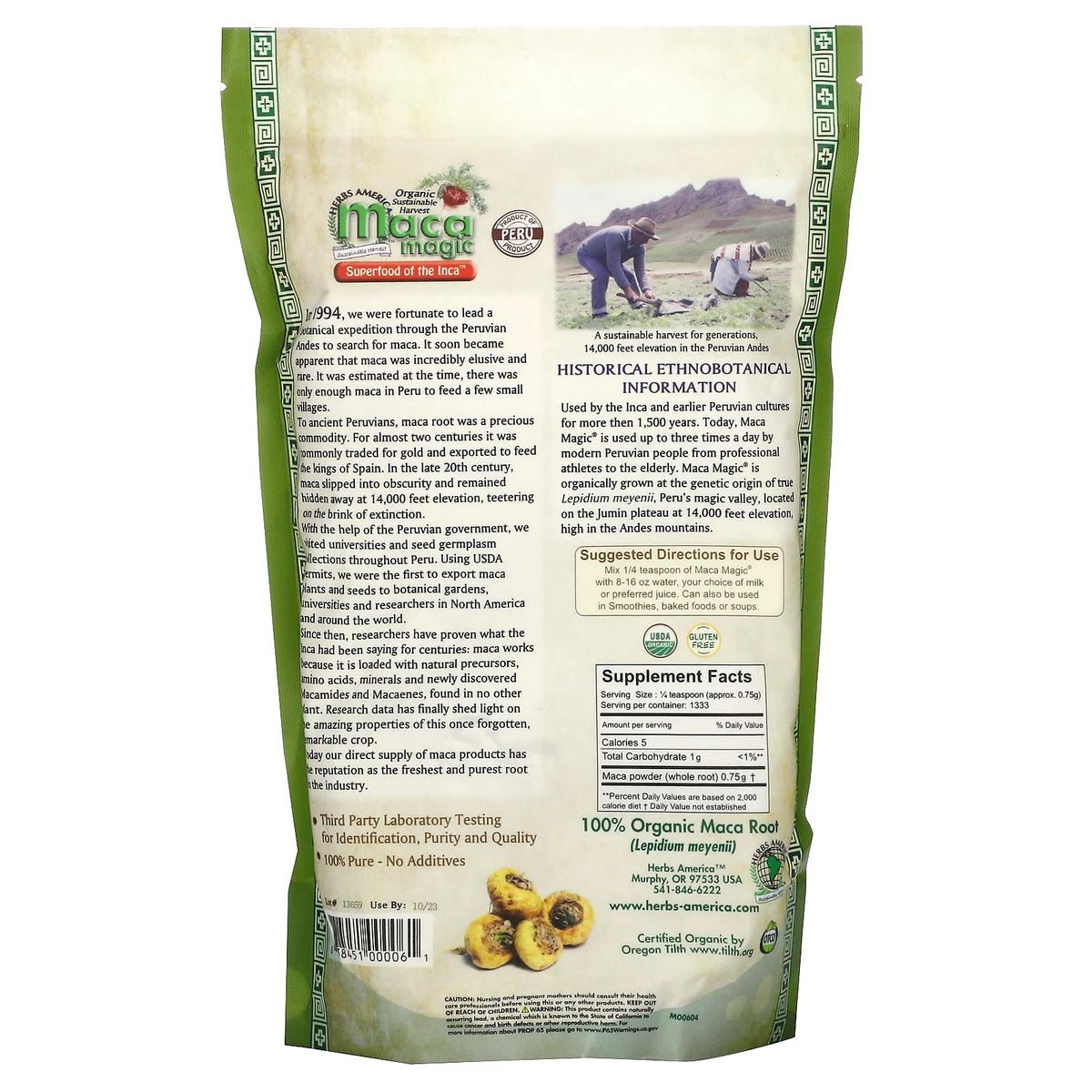 Maca Powder 2.2 Lb G85141