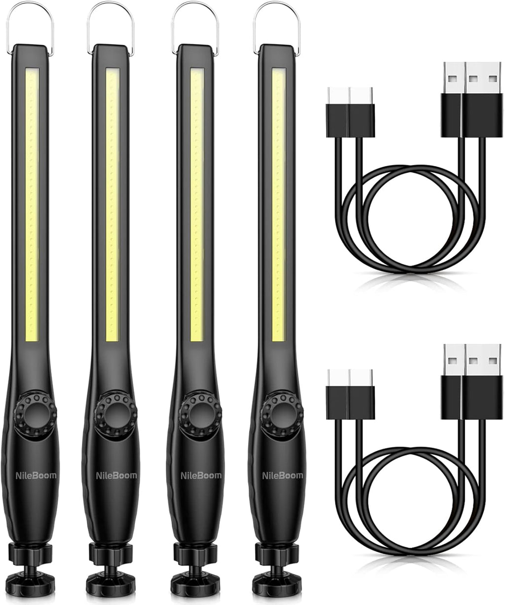 800 Lumens Rechargeable COB LED Work Light 4 Pack P9888