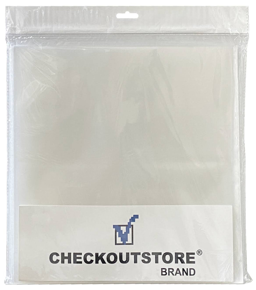 2000 Clear Plastic Outer Sleeves for 12x22 Vinyl Records Y31556