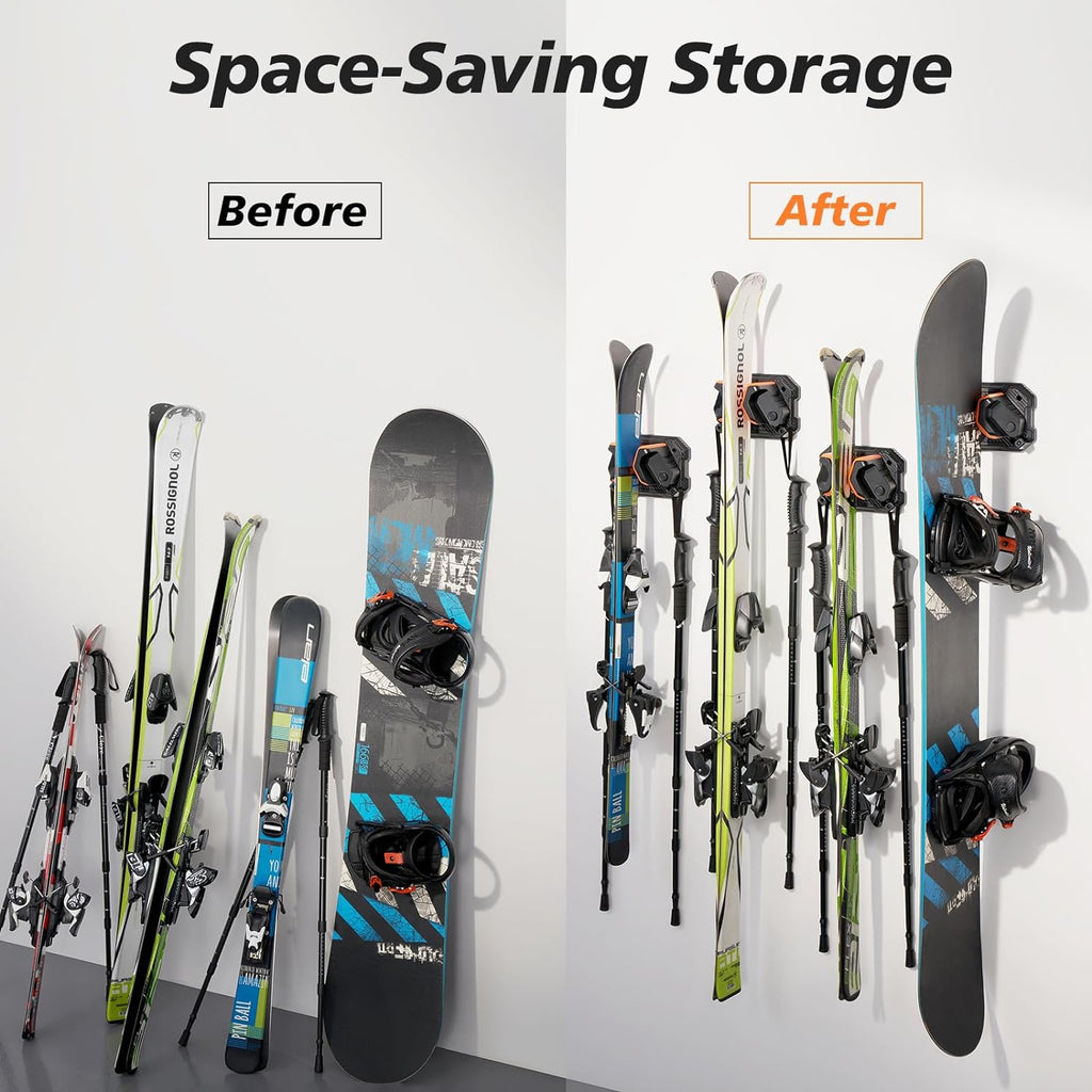 Ski Wall Mount Storage Rack H19848