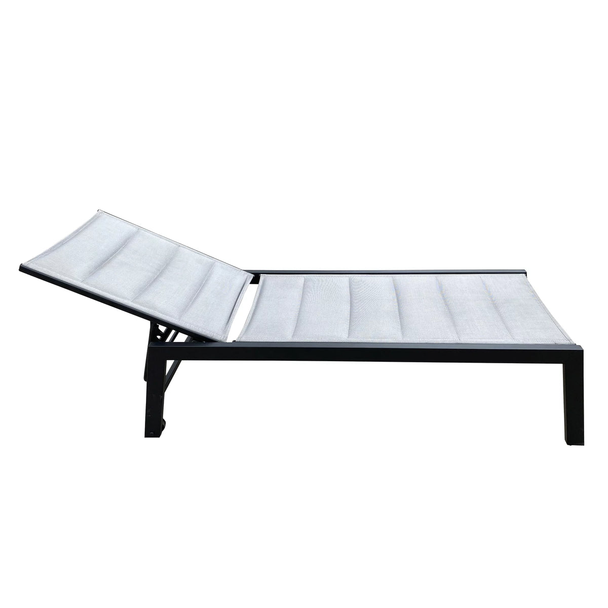 Five-Position Adjustable Aluminum Chaise Lounge Chair S112