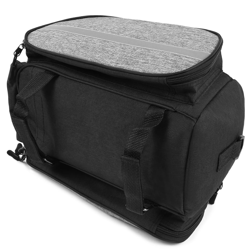 Rear Seat Bag Expandable Waterproof MTB Pannier Bag With Rain Cover G998025