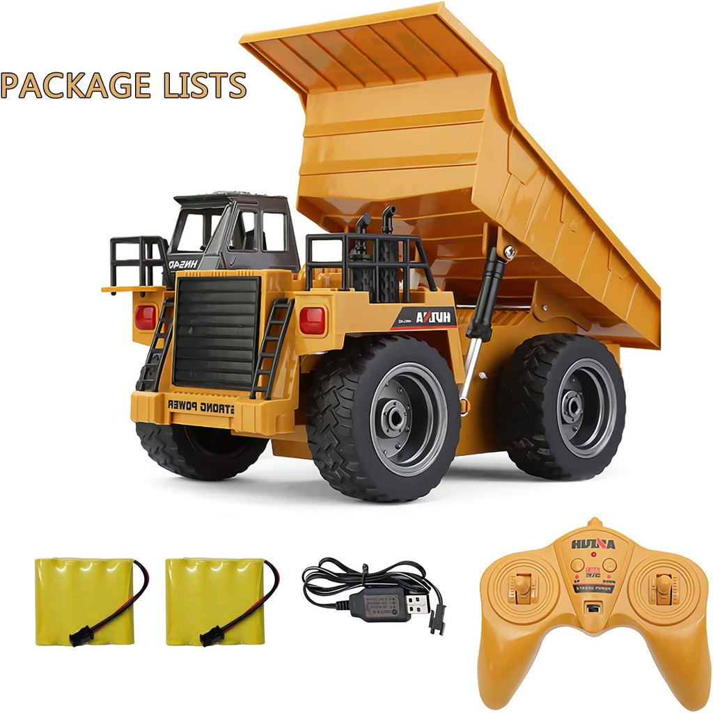 Remote Control Construction Dump Truck Toy with Rechargeable Battery O25760