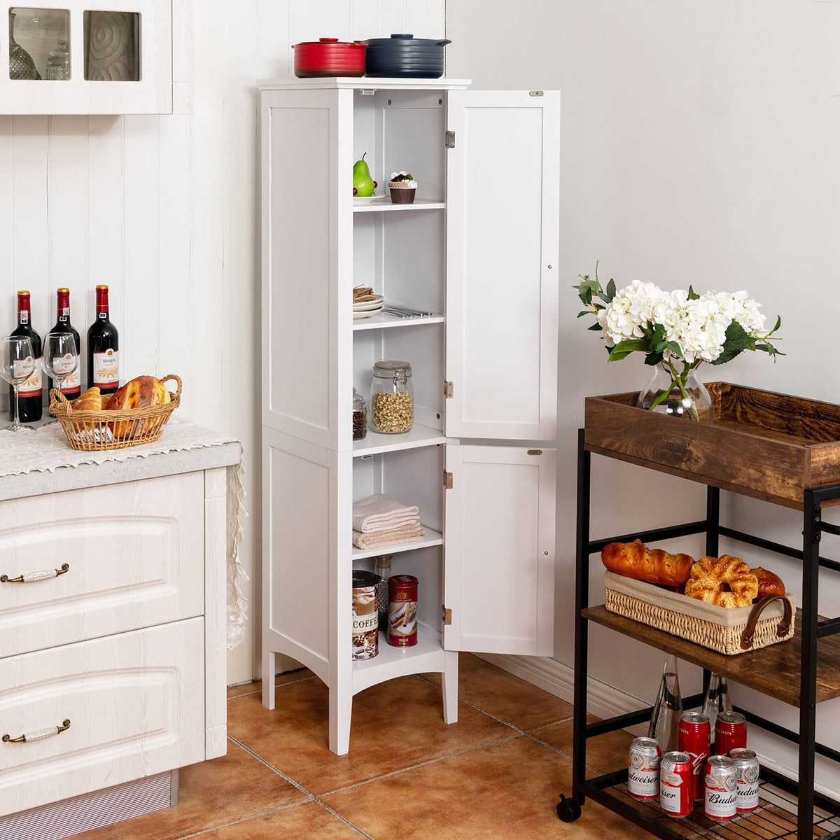 Freestanding Bathroom Storage Cabinet E290834