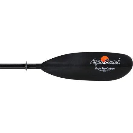 Black 2-Piece Carbon Kayak Paddle T5696
