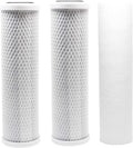 Replacement Filter Kit Compatible with Krystal Pure KR10 and KR15 RO System P877271