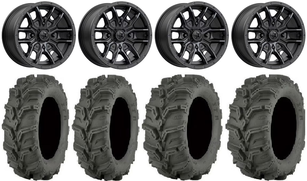14" Black Wheels 27" Mud Lite XTR Tires Q11344