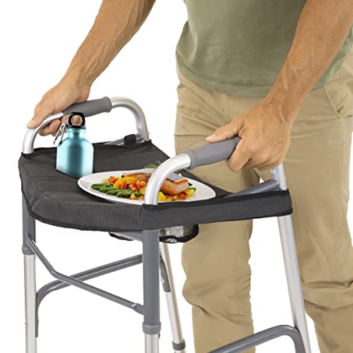 Walker Tray for Folding Standard Walkers with Basket K4294