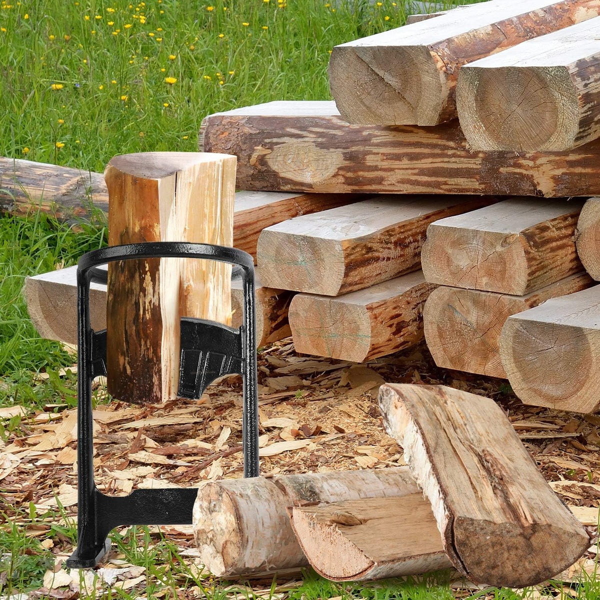 Cast Steel Firewood Cutter Pack of 2 G867924