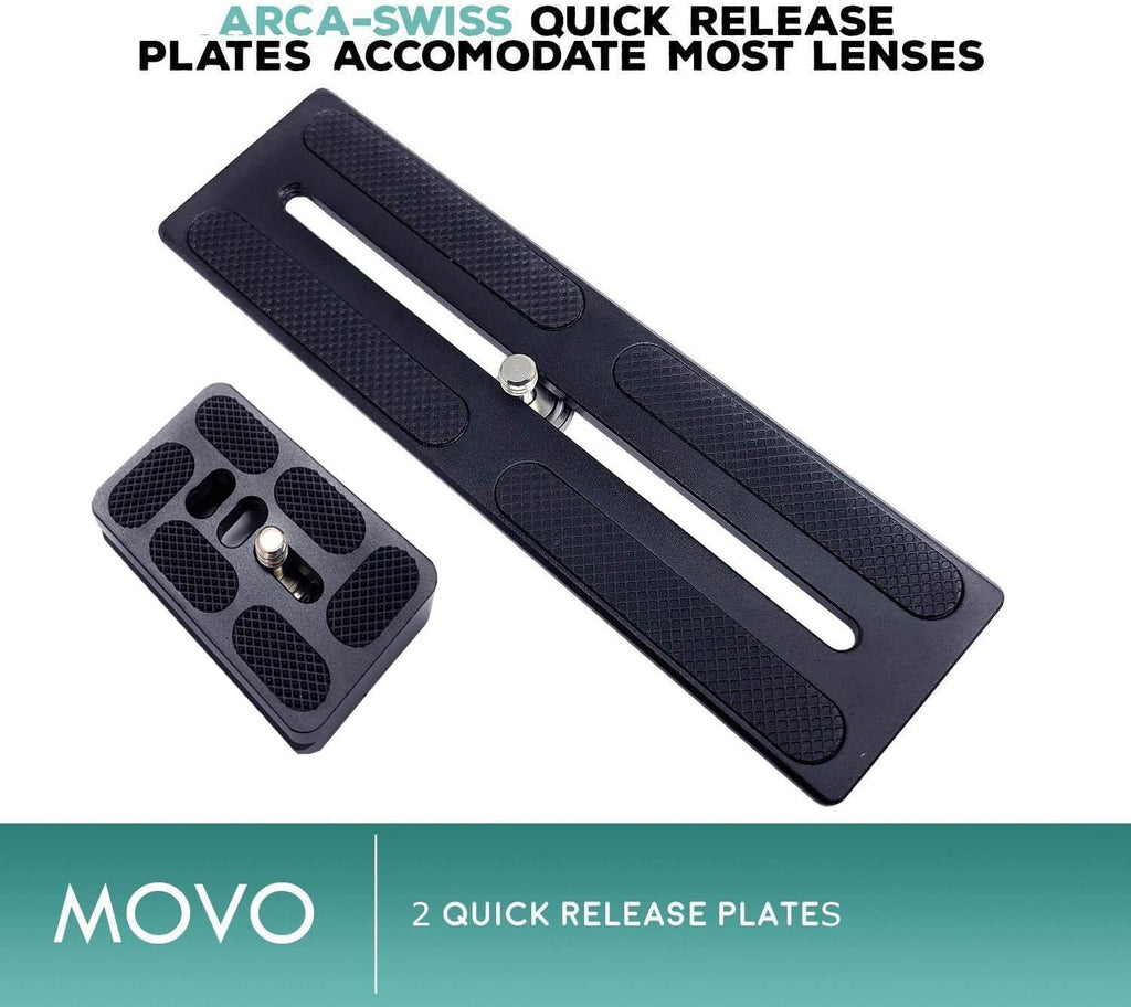Carbon Fiber Gimbal Tripod Head with Arca-Swiss Quick-Release Plates W8686