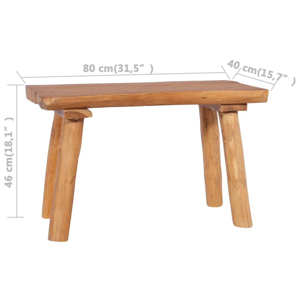 Solid Teak Wood Garden Bench Y388