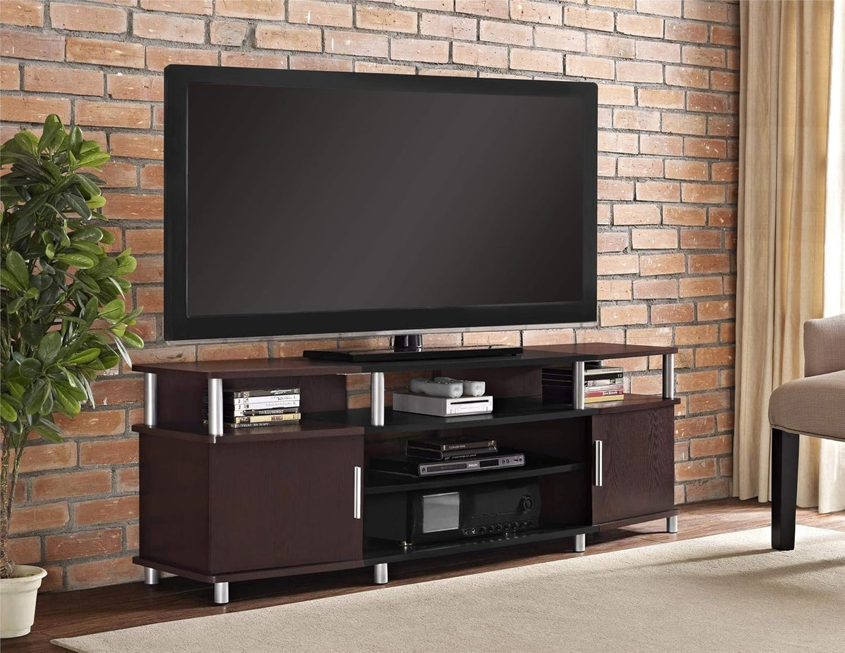Gray Electric Fireplace TV Console T12347