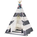 Teepee Tent for Kids with Carry Case, Canvas Toys - 1pc O5492