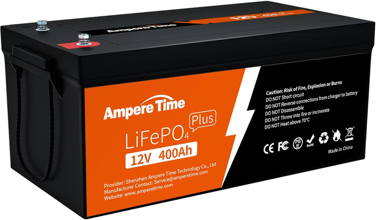 12V 400Ah Deep Cycle LiFePO4 Battery Pack with Built-in 250A BMS M285902