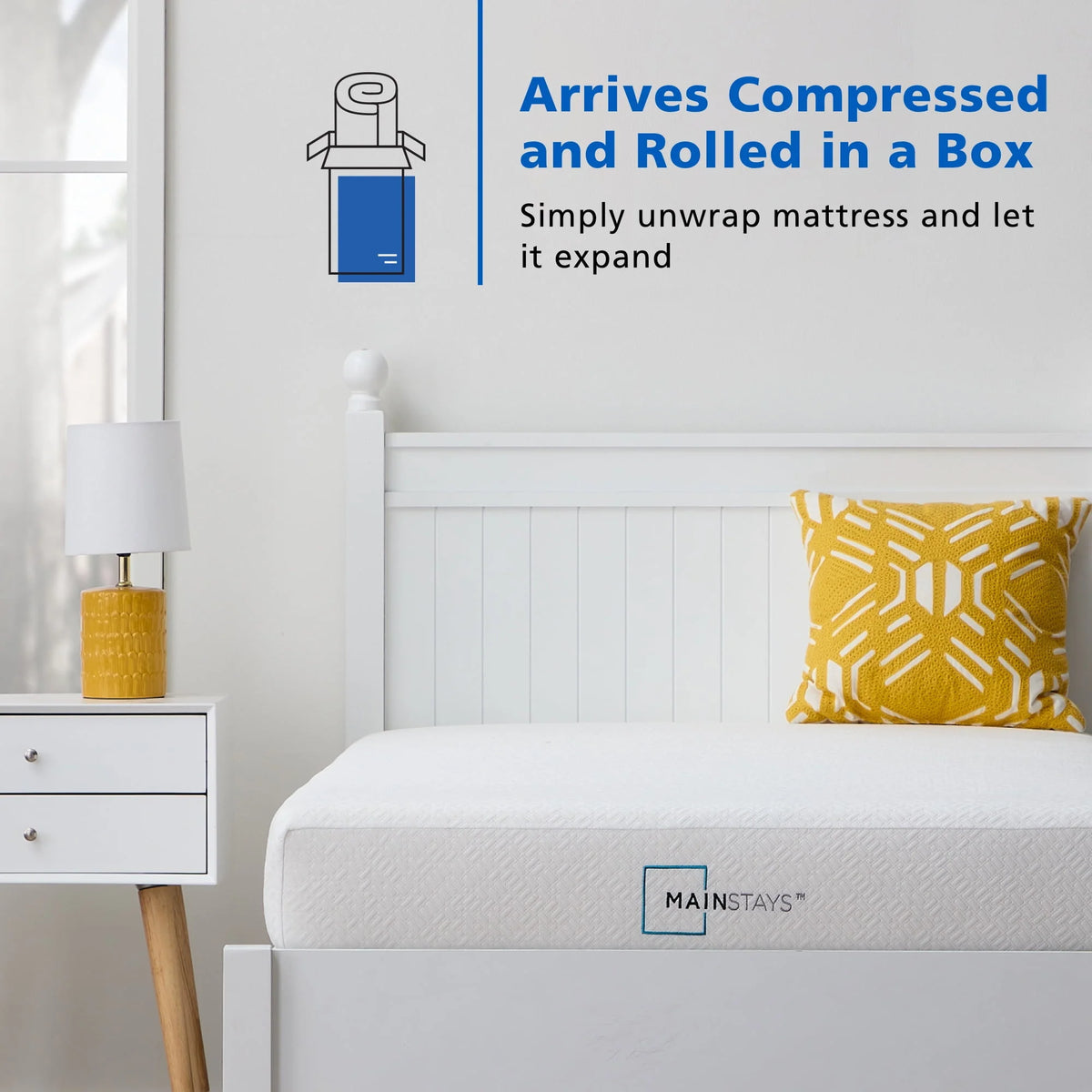 6 inch Memory Foam Mattress, Twin Z2265