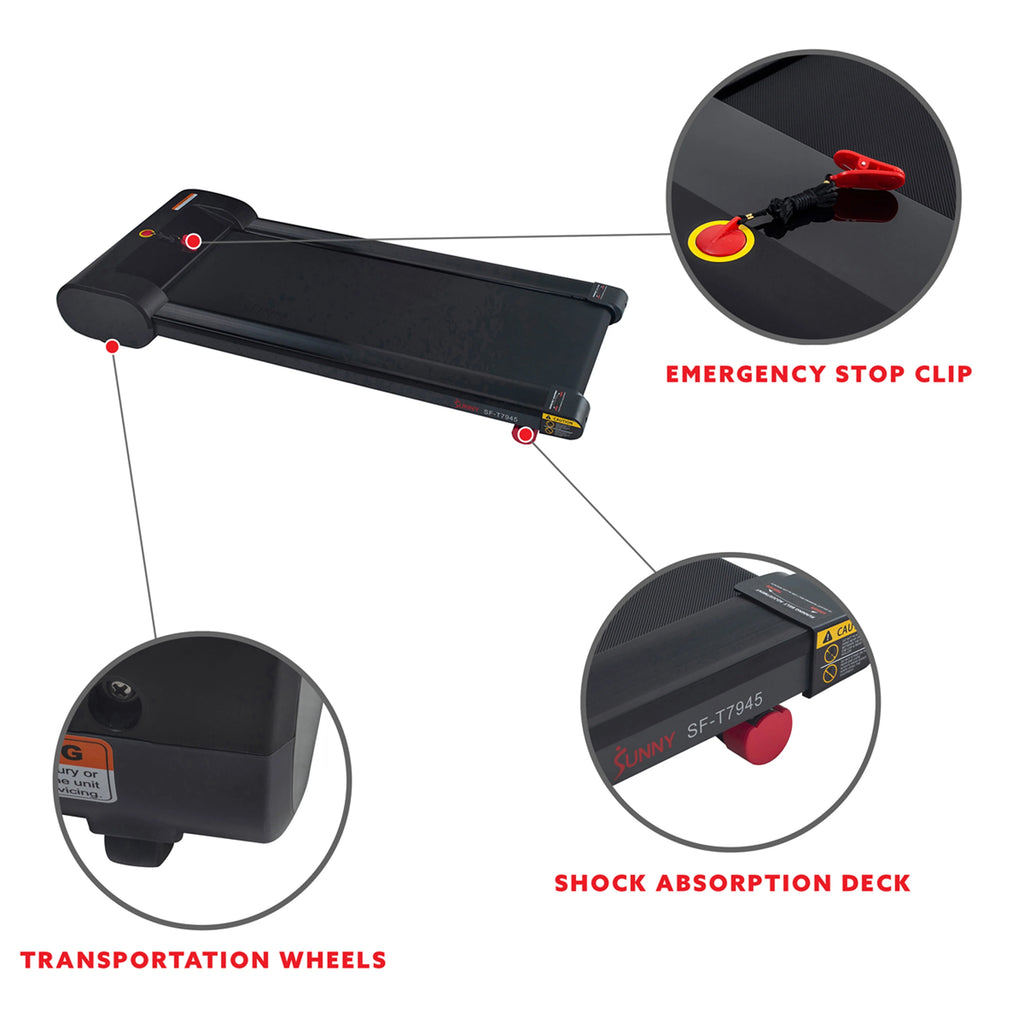 Flat Under Desk Treadmill E5767