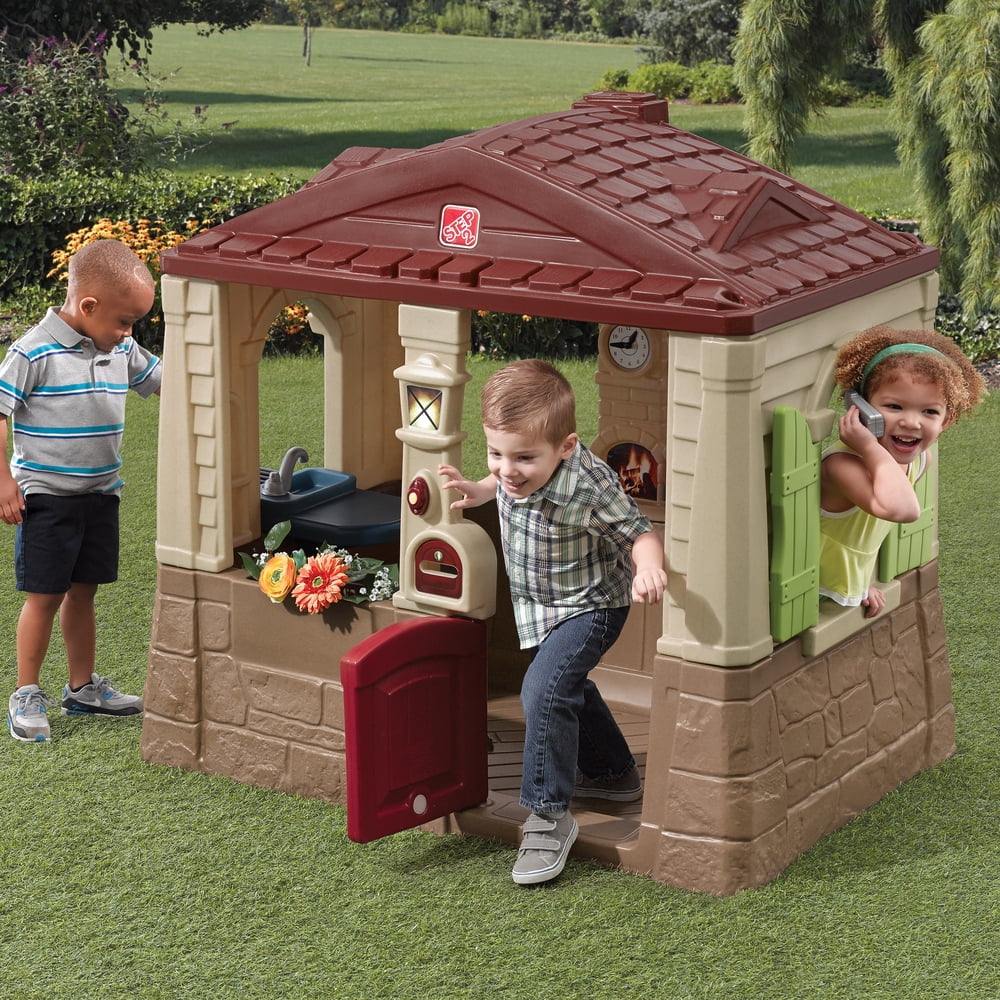 Brown Plastic Kids Playhouse G53835
