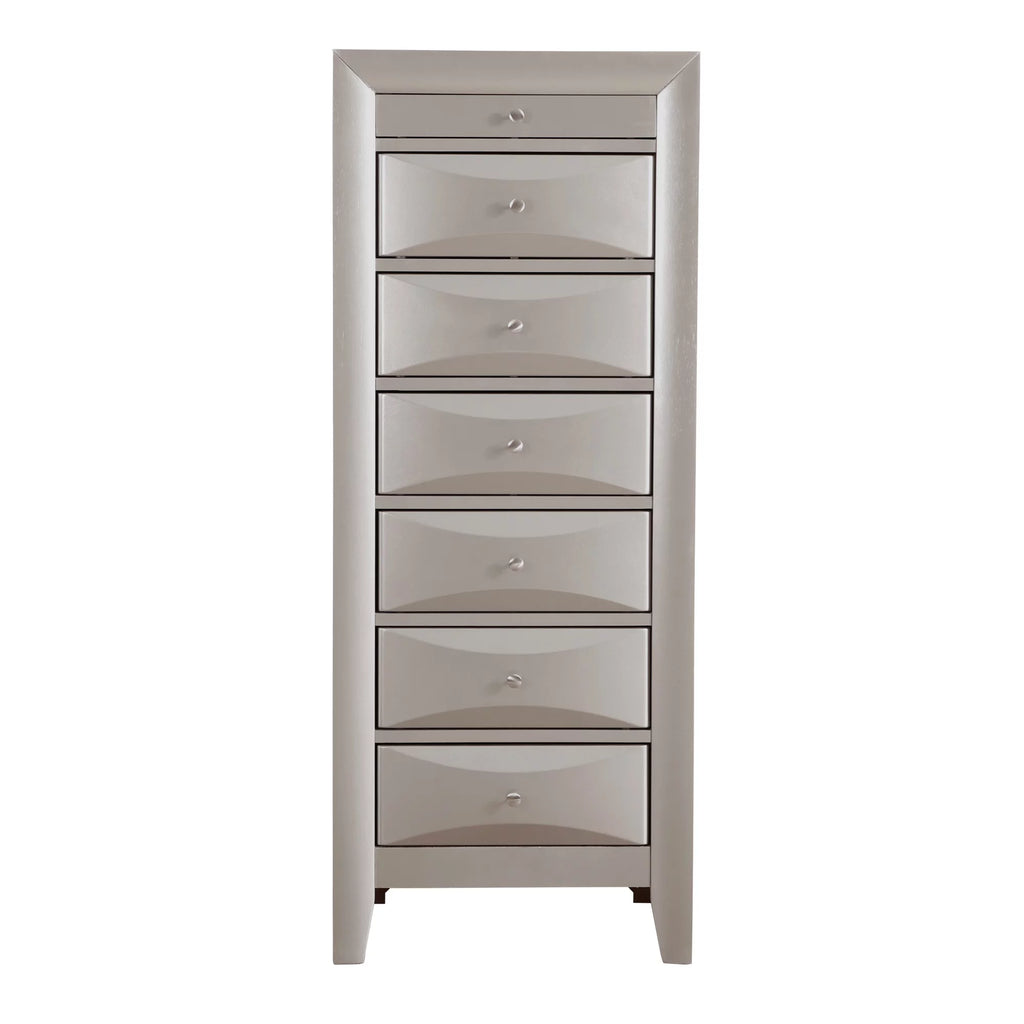 Silver Champagne 7-Drawer Chest Z230767