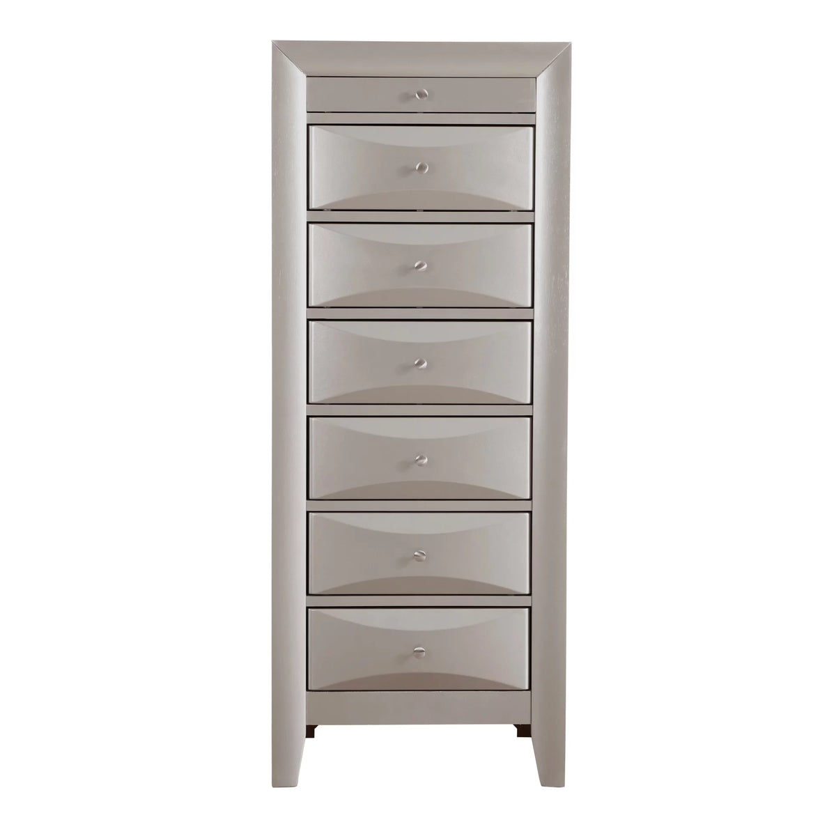 Silver Champagne 7-Drawer Chest Z230767