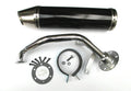 Silver Exhaust System Muffler for 150CC Scooters E88301