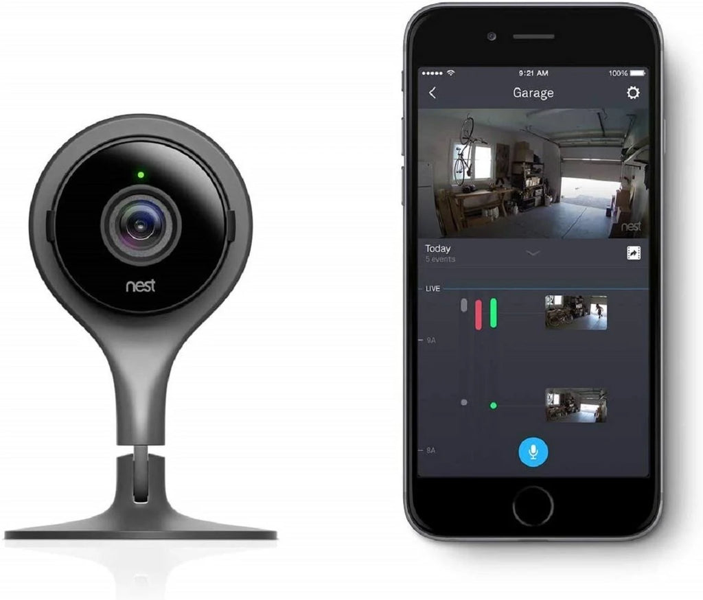 Black 1080p HD Indoor Security Camera M227
