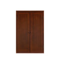 Freestanding Wooden Storage Cabinet with Two Doors Y689199